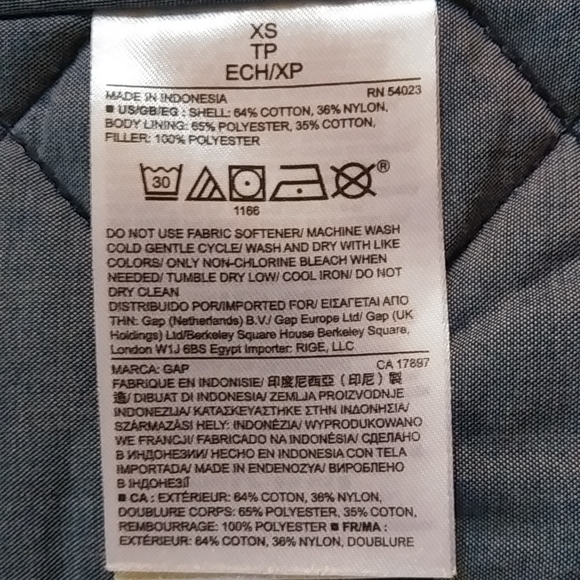 Gap Snap Button Quilted Jacket - Picture 7 of 7